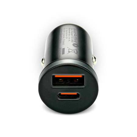 Car charger everActive CC-30Q USB + USB-C QC 3.0 PD 35W