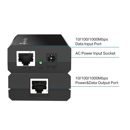 TP-LINK NET POE INJECTOR/TL-POE150S