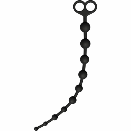 TOYJOY Flexible Silicone Intimate Bead System 34cm Black