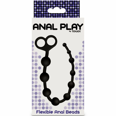 TOYJOY Flexible Silicone Intimate Bead System 34cm Black