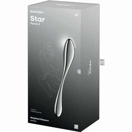 Satisfyer Star Force 3 Stainless Steel Dual-Ended Intimate Model 24cm