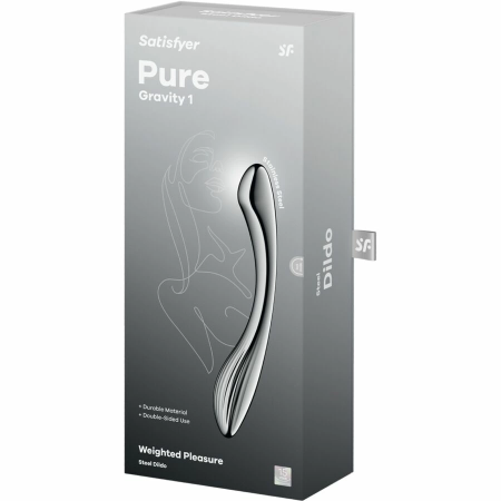 Satisfyer Pure Gravity 1 Stainless Steel Double-Ended Intimate Wand