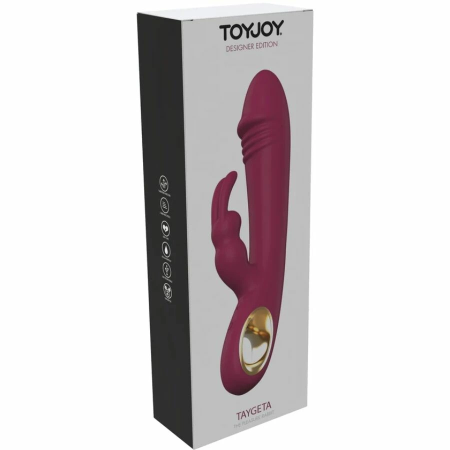 TOYJOY Taygeta Dual-Action Silicone Intimate Device, Rechargeable, Purple