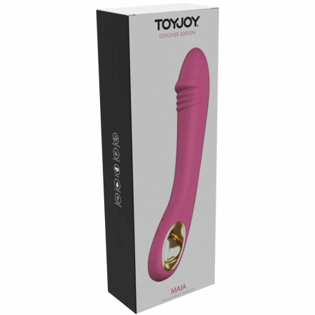 TOYJOY Maia Vibrator - G-Spot Curve, 10 Modes, Silicone, 21 cm, Pink