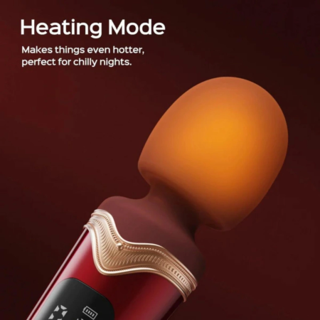 HoneyPlayBox Stormi Red Wand - Heating, 9 Modes, Magnetic Charging