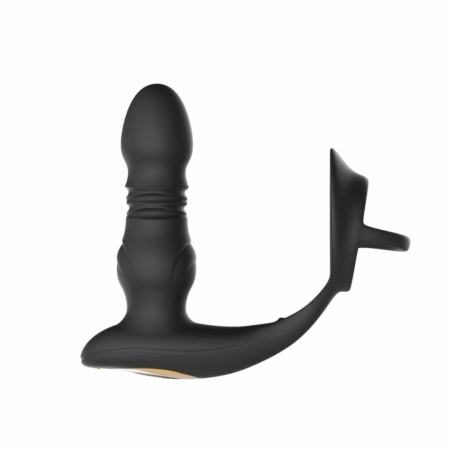HoneyPlayBox Cyrus Pro Thrusting Anal Massager Black Silicone App-Controlled