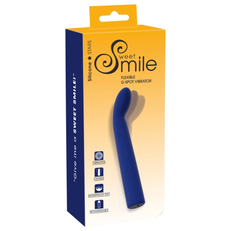 Sweet Smile Flexible G-Spot Vibrator 12 Modes Waterproof Silicone 18.6cm