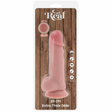 ToyJoy Get Real Deluxe Intimate Model Extra Thick 20 cm TPE Beige