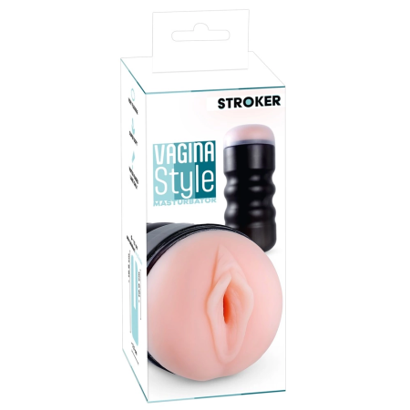 STROKER Vagina Style Intimate Device with Discreet Case 16.8 cm
