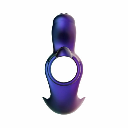 Hueman Zenith Intimate Ring with Dual Stimulation, Purple, Remote Control