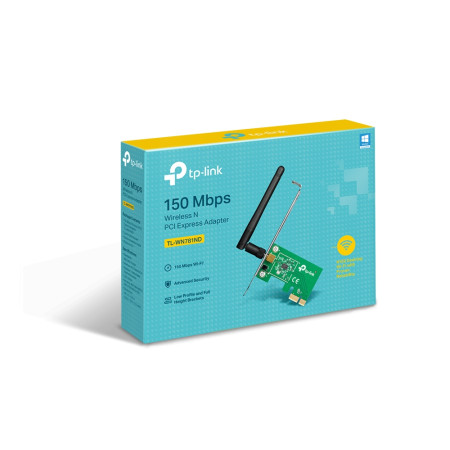 TP-Link 150Mbps PCIe Wi-Fi Adapteris TL-WN781ND