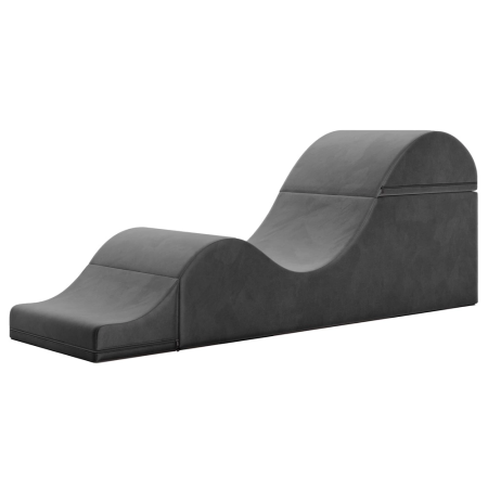 Liberator Aria Flip Chaise Black 22" - Wide Ergonomic Lounge Furniture