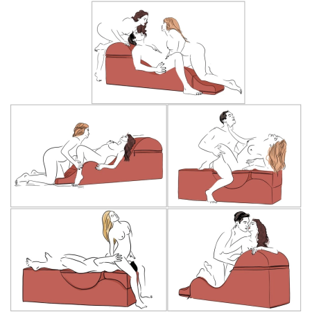 Liberator Aria Flip Chaise Black 22" - Wide Ergonomic Lounge Furniture