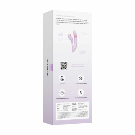 Svakom DuoGlow App-Controlled Intimate Device Purple 2-in-1 Heating System