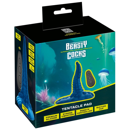 You2Toys Beasty Cocks Tentacle Pad - Metallic Silicone Intimate Device, Large