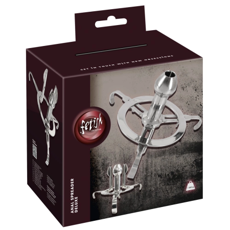 Fetish Collection Anal Deluxe Stainless Steel Adjustable Plug 12.5cm