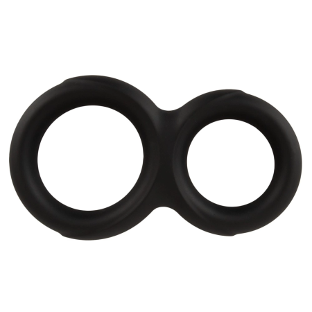 Erecto Double Support Ring Liquid Silicone Flexible Black 19g