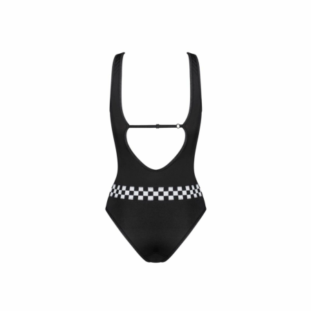 Obsessive Rallien Teddy Black - Sporty One-Piece with Adjustable Fit