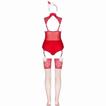 LivCo Corsetti Fashion LC 90604 Festive Body Set with Stockings & Headband S/M