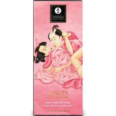 Shunga Waves Pleasure Spray Watermelon 20ml - Moisturizing Oral Formula