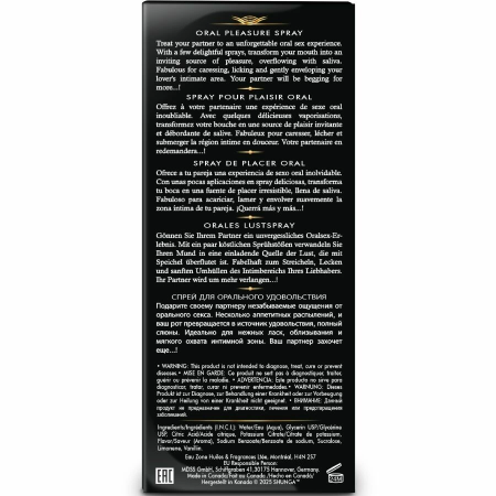 Shunga Waves Pleasure Spray Watermelon 20ml - Moisturizing Oral Formula