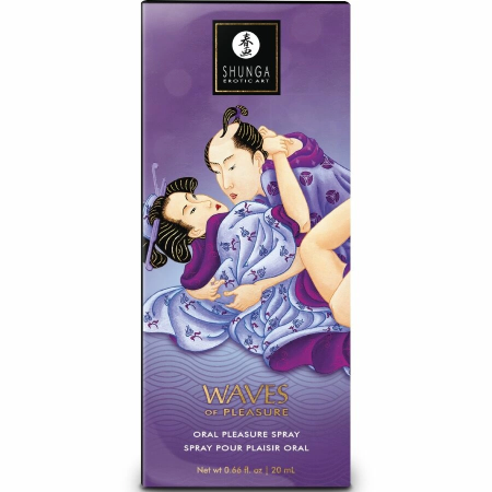 Shunga Waves Oral Spray Exotic Fruits 20ml - Flavored Moisturizing Formula