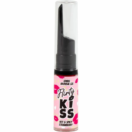 Secret Play Flirty Kiss Dual Sensation Edible Gels Strawberry & Mint 2x8g
