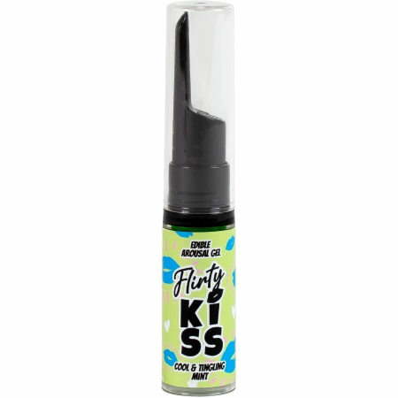 Secret Play Flirty Kiss Dual Sensation Edible Gels Strawberry & Mint 2x8g