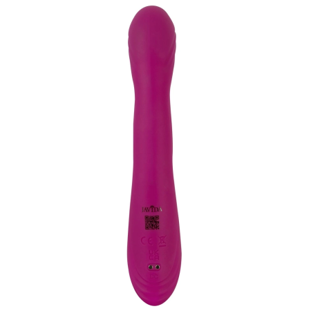 Javida 2F Silicone Dual-Action Vibrator, 7 Modes, Rechargeable, 22.5cm