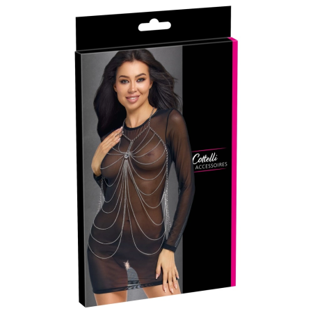 Cottelli Accessories Body Chain Silver - Elegant Decorative Jewelry