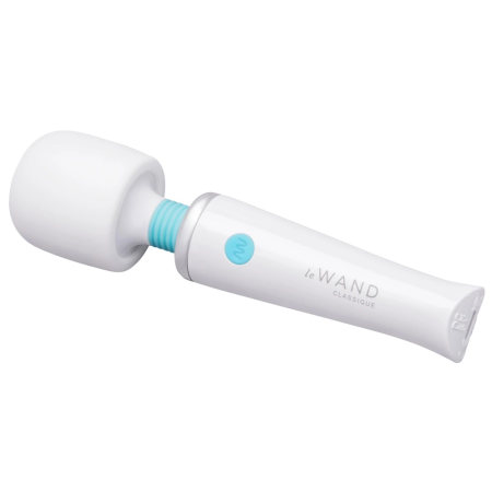le Wand Classique Mini Wand Massager White - Compact Rechargeable Model