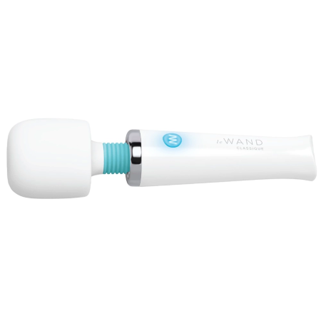 le Wand Classique Mini Wand Massager White - Compact Rechargeable Model