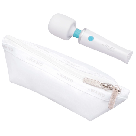 le Wand Classique Mini Wand Massager White - Compact Rechargeable Model