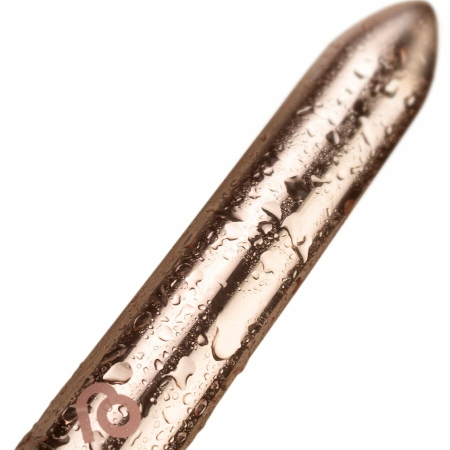 Rocks-Off Golden Rose Rechargeable Compact Vibrating Bullet IPX7 16 Modes