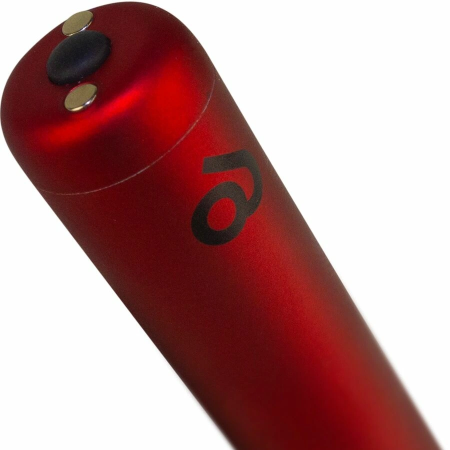 Rocks-Off Rechargeable Vibrating Bullet Poppy Red - Compact Waterproof Model
