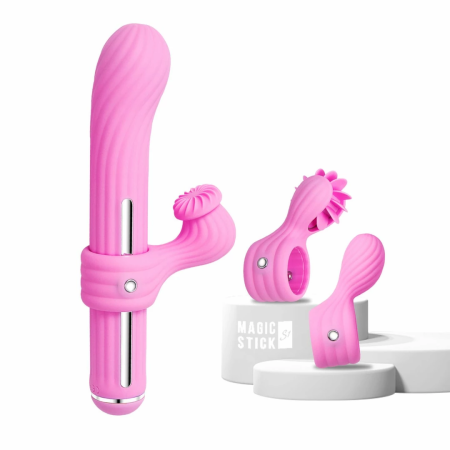 OTOUCH Magic Stick Pink - Multi-Function Wand with 3 Attachments, Heated