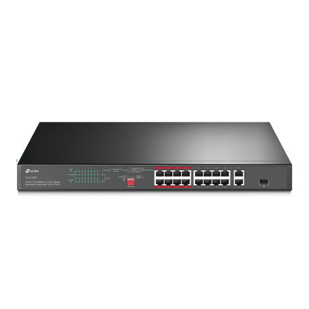 TP-Link TL-SL1218P 16-Port PoE+ Jungiklis