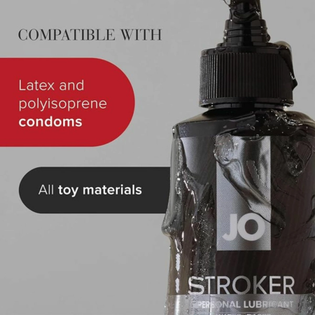 System JO Stroker Lubricant 240ml Water-Based, Precision Application
