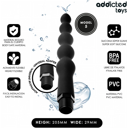 Addicted Toys Model 5 Intimate Hygiene Cleaner with Universal Adapter 205mm
