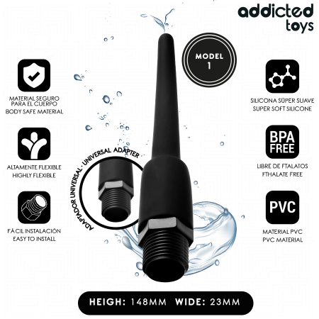 Addicted Toys Model 1 Intimate Hygiene Device with Universal Adapter 148mm