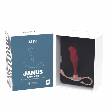 Zini JANUS Lamp Iron M Bordeaux - Anatomical Intimate Device, Medium
