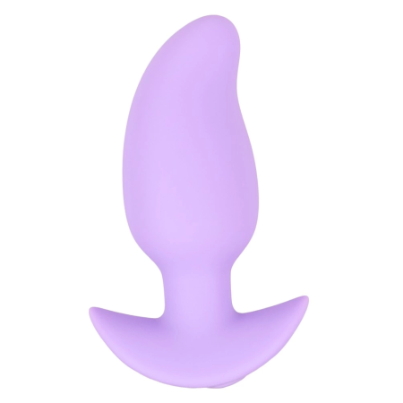 Cuties Vibrating Plug Purple - Compact Silicone Model, 7 Modes, 8 cm