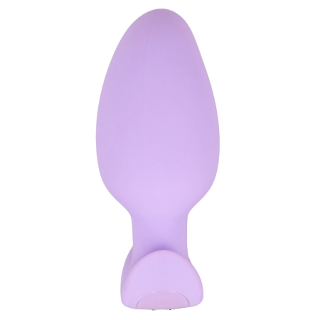 Cuties Vibrating Plug Purple - Compact Silicone Model, 7 Modes, 8 cm
