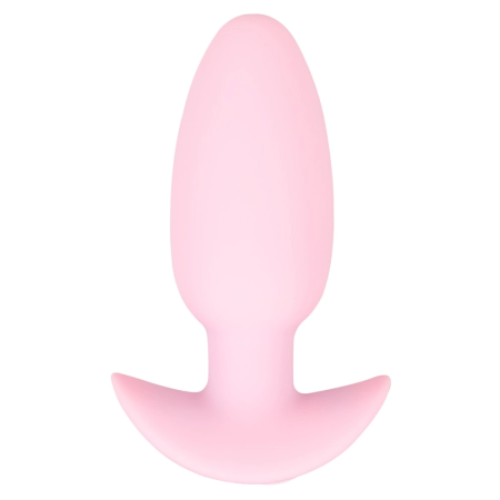 Cuties Rose Vibrating Plug - Compact Silicone Model, 7 Modes, 8 cm