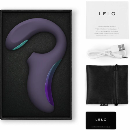 LELO Enigma Double Sonic Intimate Device Cyber Purple - App Control