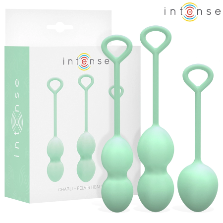 INTENSE Charli Kegel Ball Kit Light Jade Green - 3-Piece Pelvic Floor Trainer
