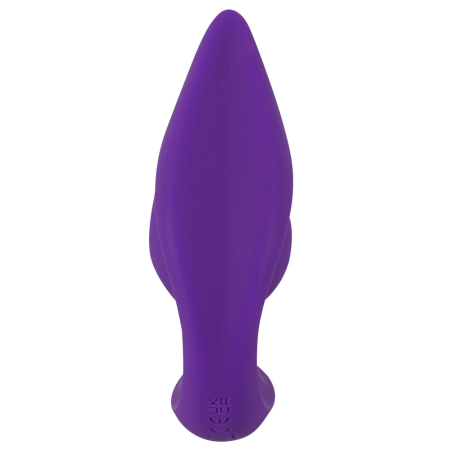 Sweet Smile RC 2in1 Dual Motor Plug & Panty Vibe, Silicone, Black