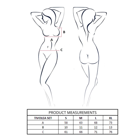 Passion Tivolea Violet Lace Bra & Thong Set S/M - Underwired Elegance