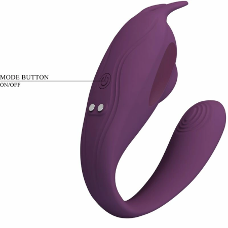 Pretty Love Shey Intimate Device App-Controlled Dual Action Purple
