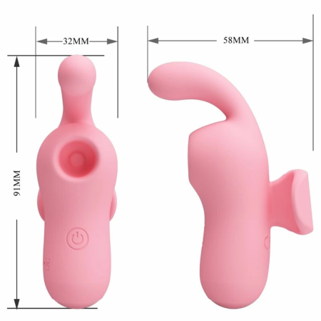 Pretty Love Magic Fairy Pink Compact Stimulation Device USB Rechargeable
